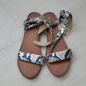 ALDO snake print sandals